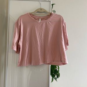 Babaton pink crop top